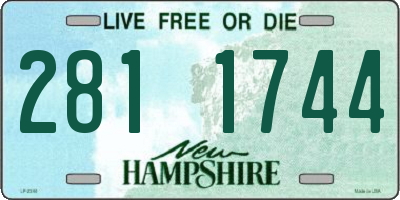 NH license plate 2811744