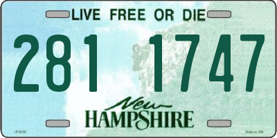 NH license plate 2811747