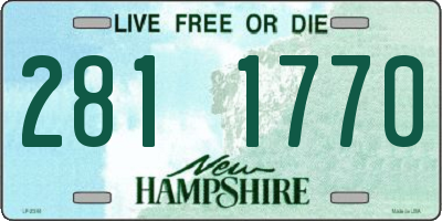 NH license plate 2811770