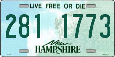 NH license plate 2811773