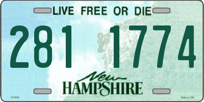 NH license plate 2811774