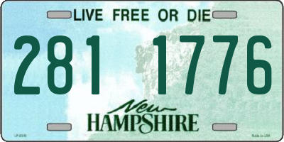 NH license plate 2811776
