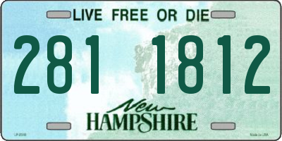 NH license plate 2811812