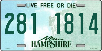 NH license plate 2811814
