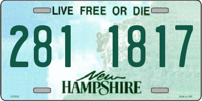 NH license plate 2811817