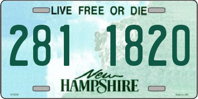 NH license plate 2811820