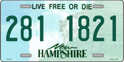 NH license plate 2811821