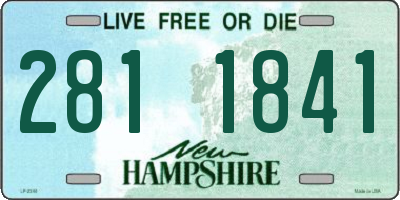 NH license plate 2811841