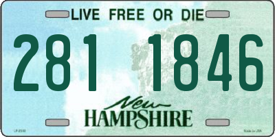 NH license plate 2811846