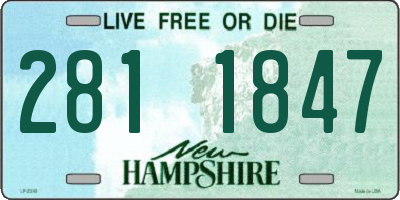 NH license plate 2811847