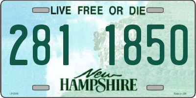 NH license plate 2811850