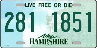 NH license plate 2811851