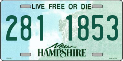 NH license plate 2811853