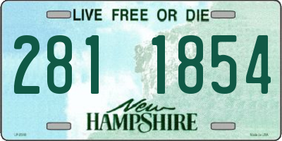NH license plate 2811854