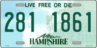 NH license plate 2811861