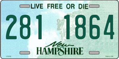 NH license plate 2811864