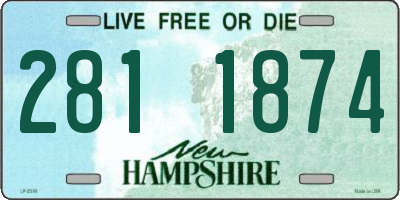 NH license plate 2811874