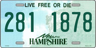 NH license plate 2811878
