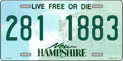 NH license plate 2811883