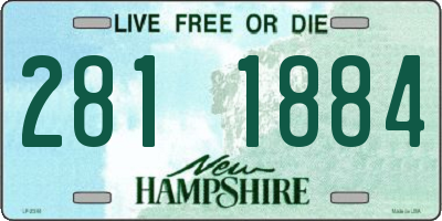 NH license plate 2811884