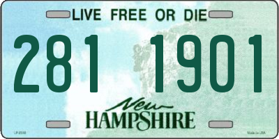 NH license plate 2811901