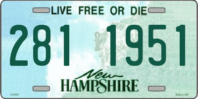 NH license plate 2811951