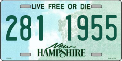 NH license plate 2811955