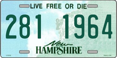 NH license plate 2811964