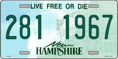 NH license plate 2811967