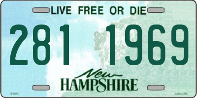 NH license plate 2811969