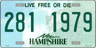 NH license plate 2811979
