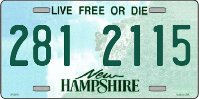 NH license plate 2812115