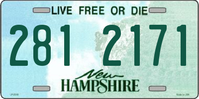 NH license plate 2812171