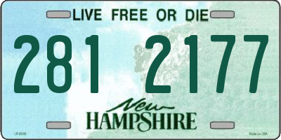 NH license plate 2812177