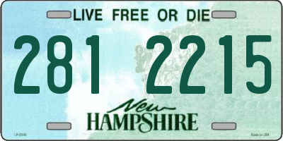 NH license plate 2812215