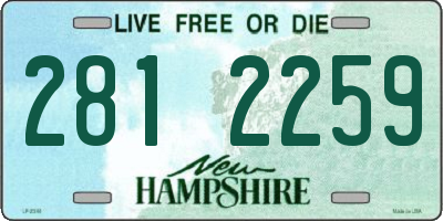 NH license plate 2812259