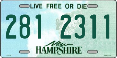 NH license plate 2812311