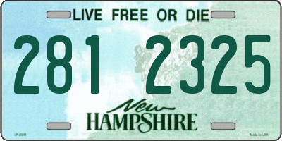 NH license plate 2812325
