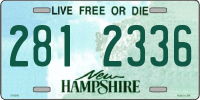 NH license plate 2812336