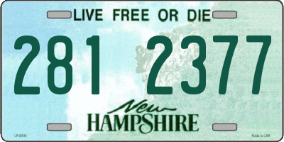 NH license plate 2812377