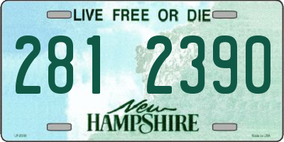 NH license plate 2812390