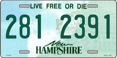 NH license plate 2812391