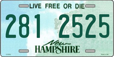 NH license plate 2812525