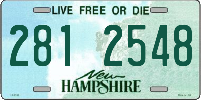 NH license plate 2812548