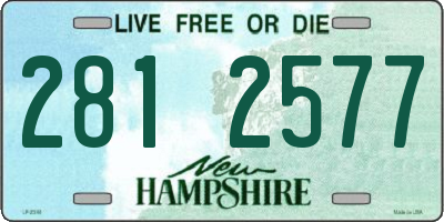 NH license plate 2812577