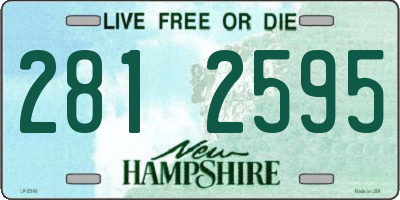 NH license plate 2812595