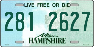 NH license plate 2812627