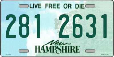 NH license plate 2812631