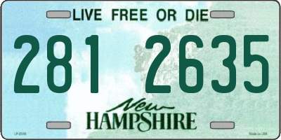 NH license plate 2812635