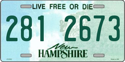 NH license plate 2812673